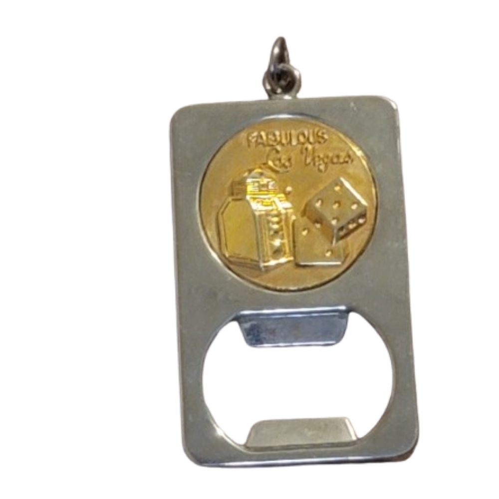 Las Vegas Bottle Opener Keychain